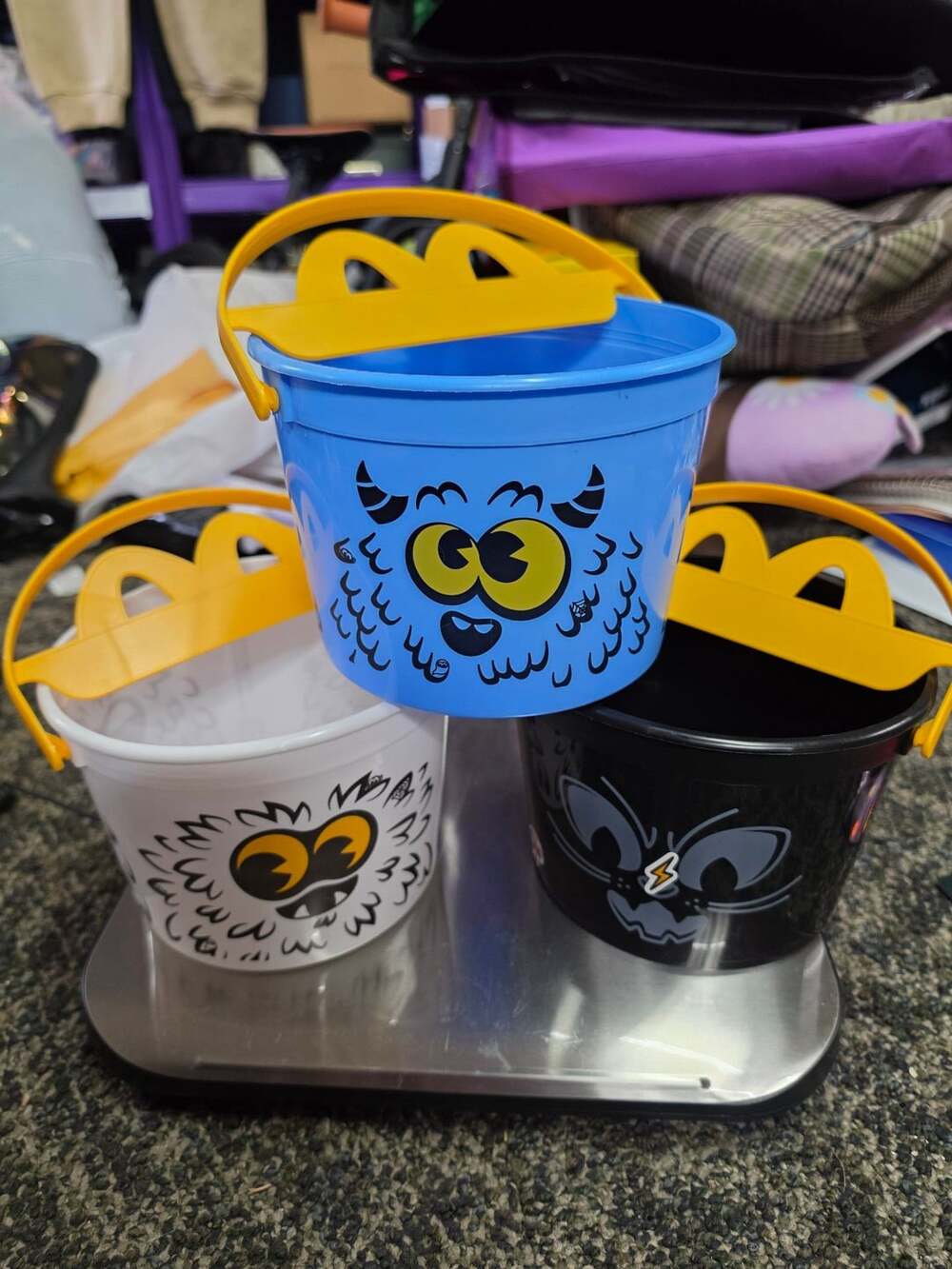 Mcdonald's 2024 Halloween Boo Bucket Set Of 3